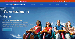 Desktop Screenshot of canadaswonderland.com