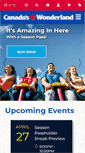 Mobile Screenshot of canadaswonderland.com